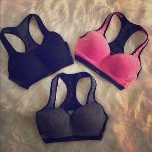 Bundle of 3 Victoria Secret VSX Sports Bras 34C